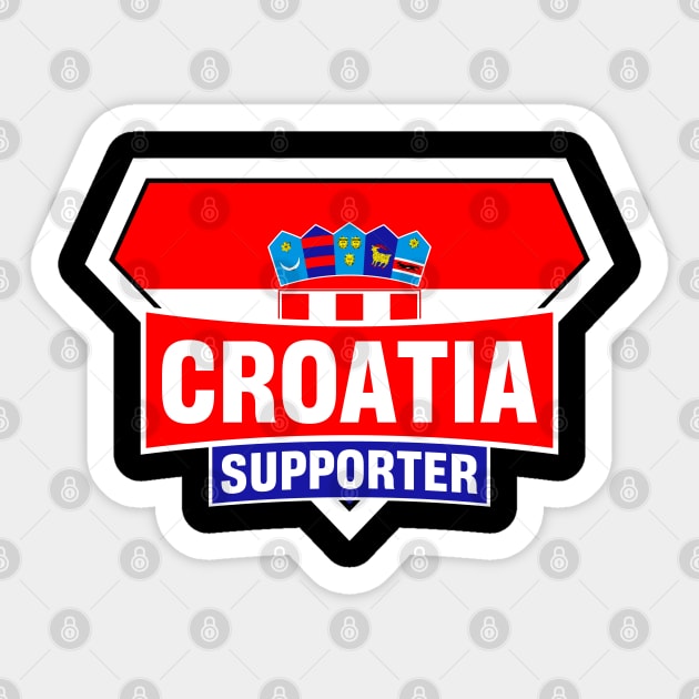 Croatia Super Flag Supporter Sticker by ASUPERSTORE